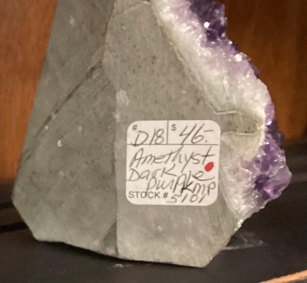 Collectible Dark Purple Natural Amethyst Cluster