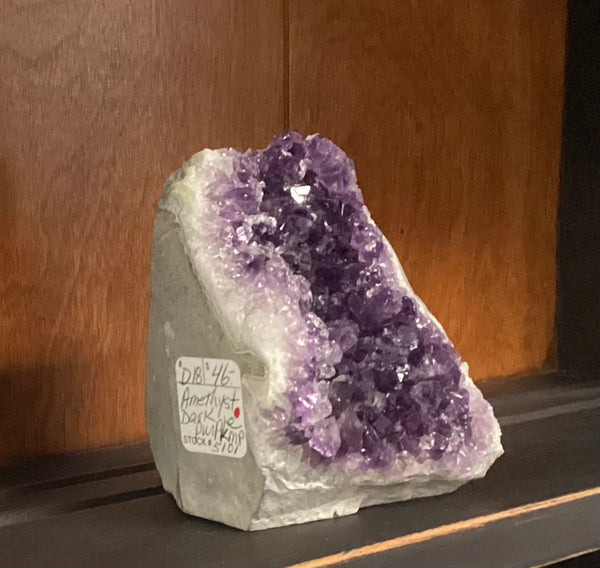 Collectible Dark Purple Natural Amethyst Cluster