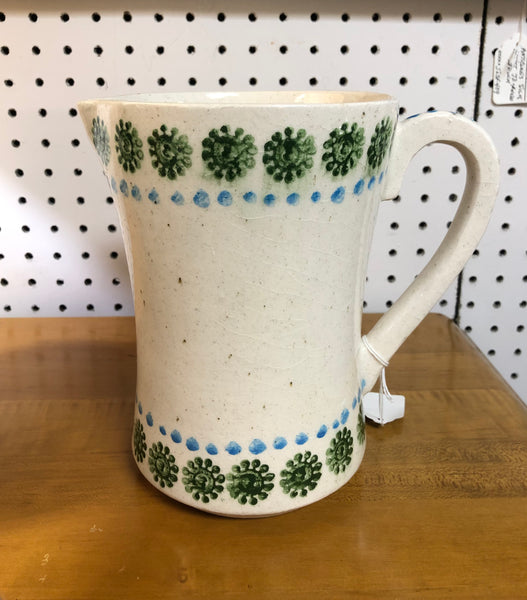 Hand Crafted Pottery Pitcher Made in Tabriz Iran