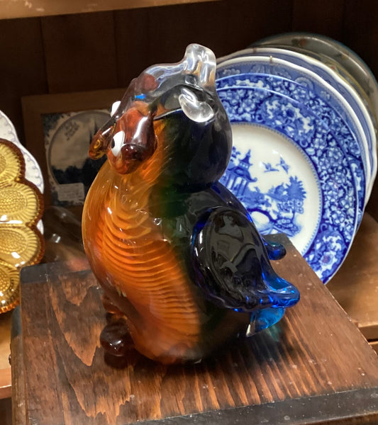 GCA Art Glass Owl Figurine