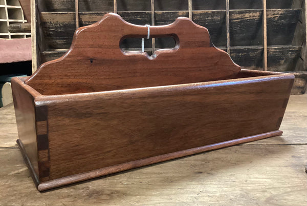 Walnut Cutlery Tray w/ Cut-Out Handle made S.W. Virginia