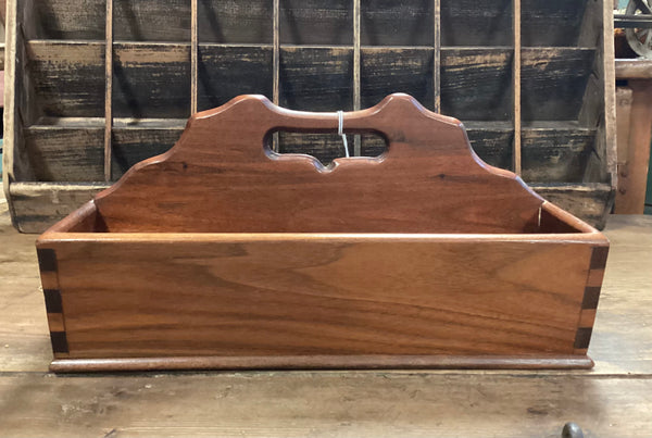 Walnut Cutlery Tray w/ Cut-Out Handle made S.W. Virginia
