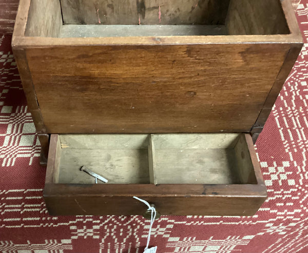 Walnut Hanging Wall Box w/ Lid
