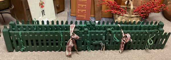 Antique Christmas Tree Picket Fence Circa 1900