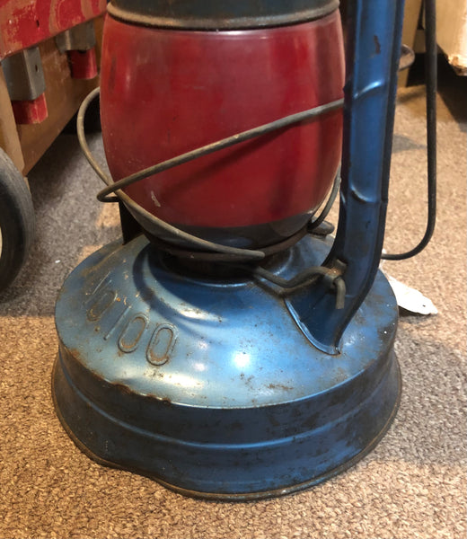 Vintage Dietz No. 100 Blue Lantern