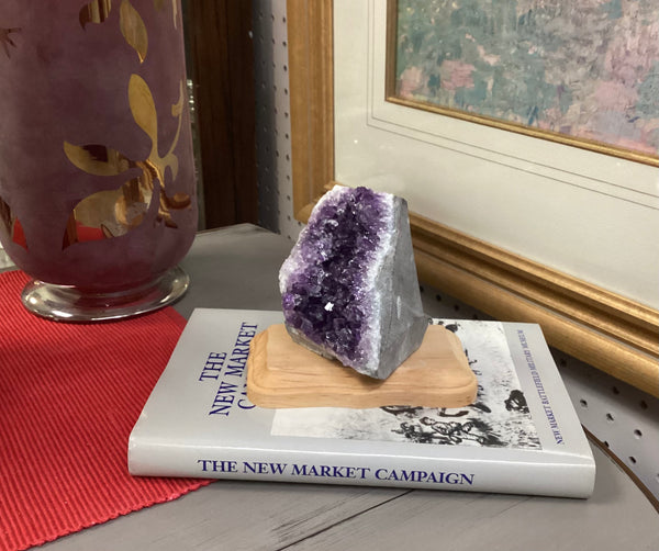 Collectible Dark Purple Natural Amethyst Cluster