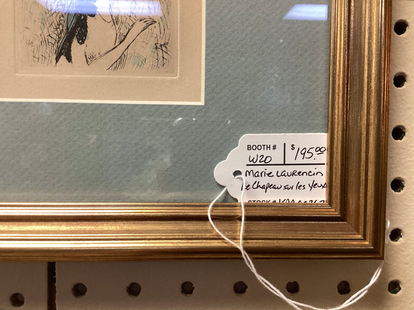 Framed Marie Laurencin "Le Chapeau Sur Les Yeux"