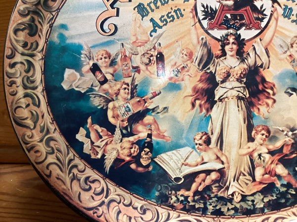 Anheuser Busch 1974 Metal Serving Tray