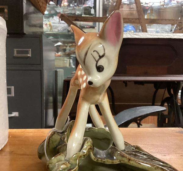Walt Disney Productions Ceramic Bambi Planter