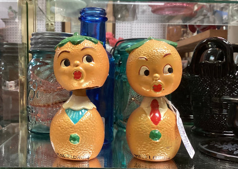 Mr. & Miss Florida Kissing Oranges Bobble Heads