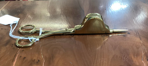 Virginia Metalcrafters Brass Colonial Williamsburg Restoration Candle Scissor Snuffer in Box