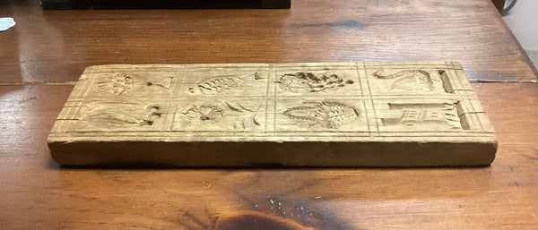 Antique Wood Springerle Cookie Board/Mold