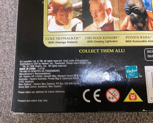 Star Wars Power of the Force Luke Skywalker w/ Dianogo Tentacle Action Figure NIB