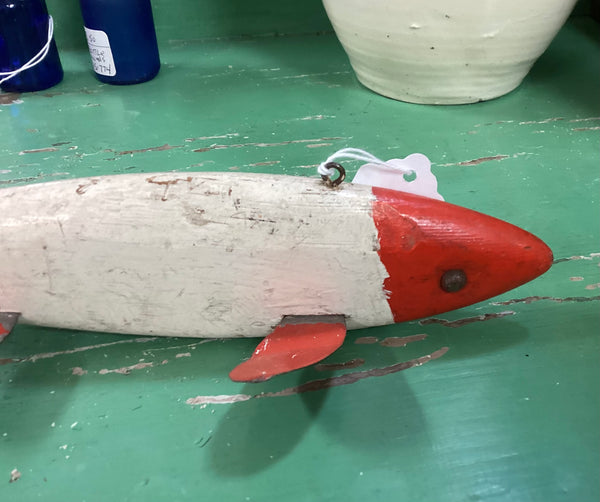 Hand Crafted Wooden Fish Decoy