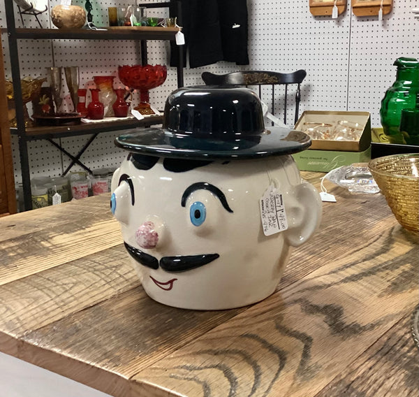 Pfaltzgraff Pottery Co. Derby Dan “Muggsy” Cookie Jar
