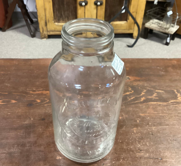 Horlick's Malted Milk Half Gallon Glass Jar