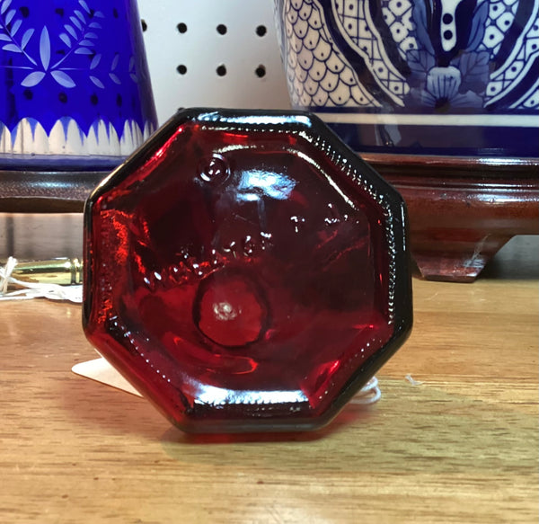 Wheaton Ruby Red Glass Ink Well