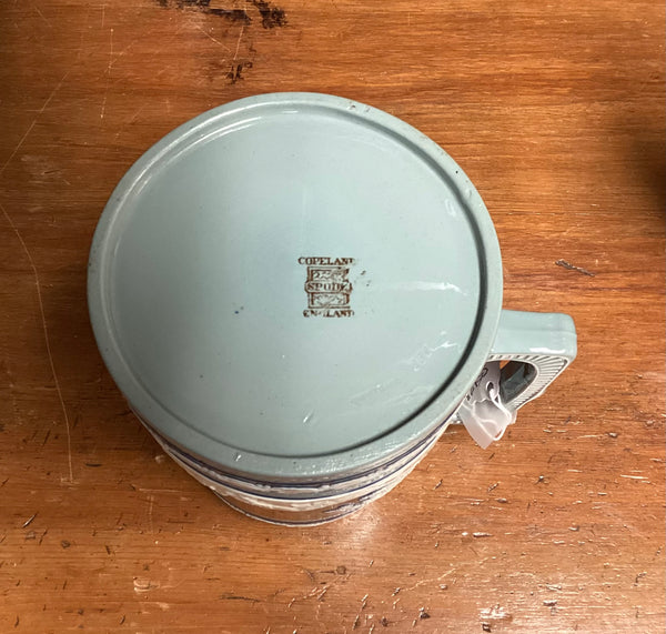 Copeland Spode Jasperware Fox Hunt Pitcher