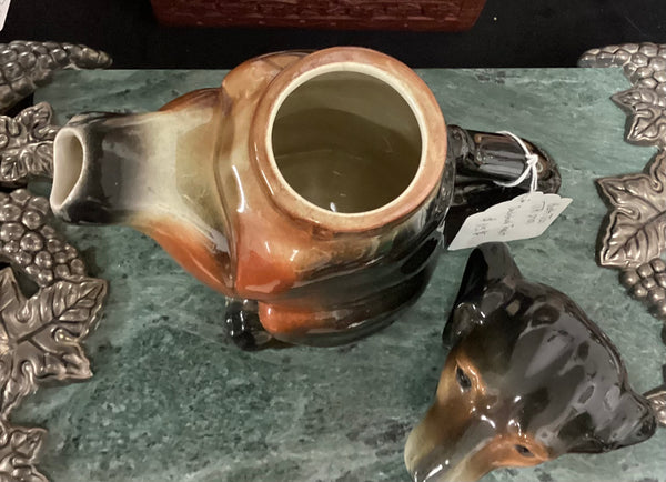 Erphila Dachshund Teapot Made in Germany