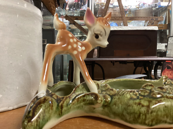 Walt Disney Productions Ceramic Bambi Planter