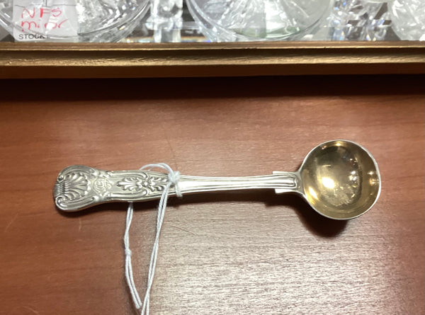 English Sterling Silver Master Salt Spoon