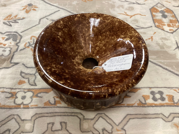 Rockingham Glazed Pottery Spittoon/Cuspidor