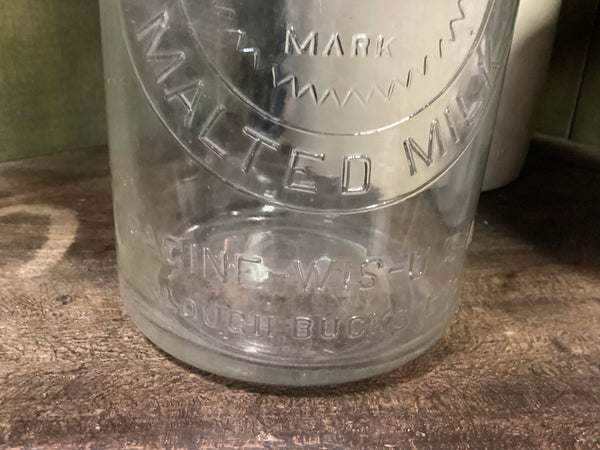 Horlick's Malted Milk Half Gallon Glass Jar