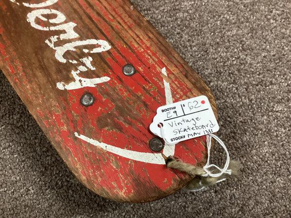 Vintage Wooden Roller Derby Skateboard