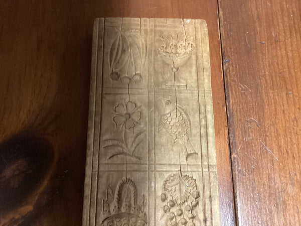 Antique Wood Springerle Cookie Board/Mold