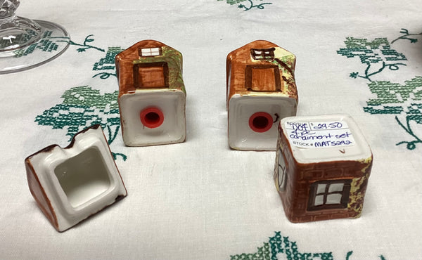Kensington Cottage Ware Condiment Set w/ Tray England