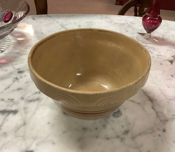 Yelloware Banded Mixing Bowl