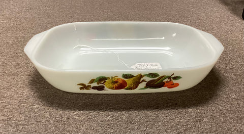 JAJ English Pyrex Kent Orchard Oblong Casserole #535