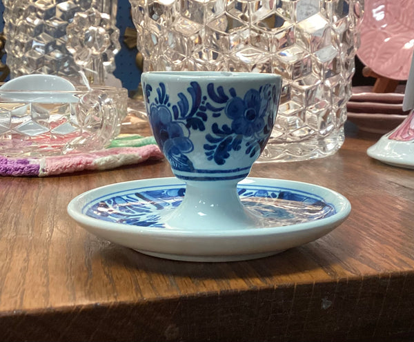 Delft Saucer Egg Cup