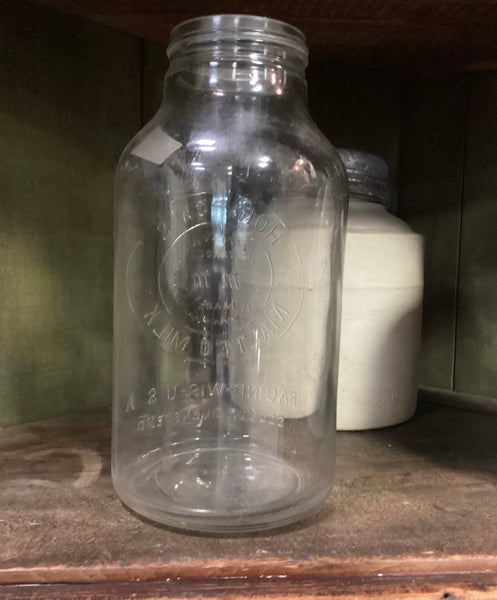 Horlick's Malted Milk Half Gallon Glass Jar