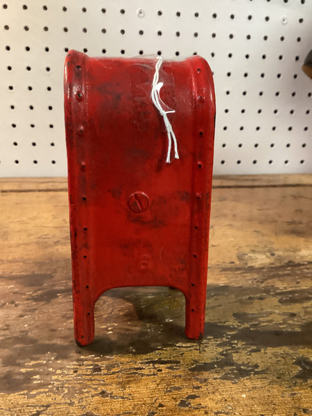 Painted Cast Iron U.S. Mail Box Coin Bank