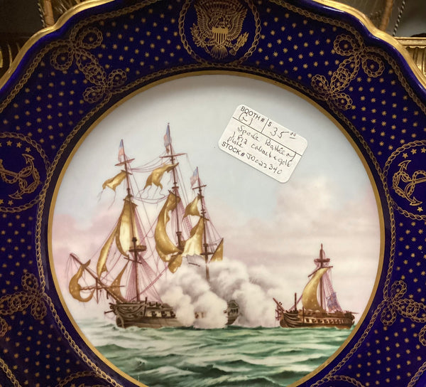 Spode United States Maritime Plate Series Naval Engagements of the War of 1812 No. 3