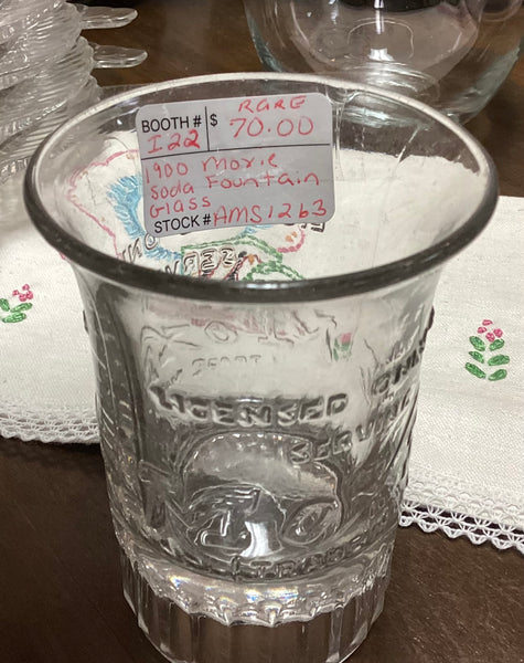 Circa 1900 Moxie Soda Fountain Glass