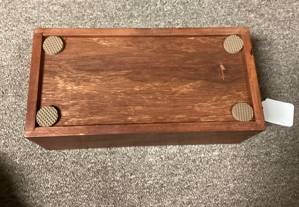 Wood Candle Box w/ Slide Top