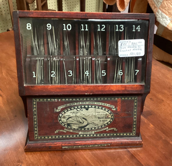 Boye Needle Co. Crochet Hook Store Display Case