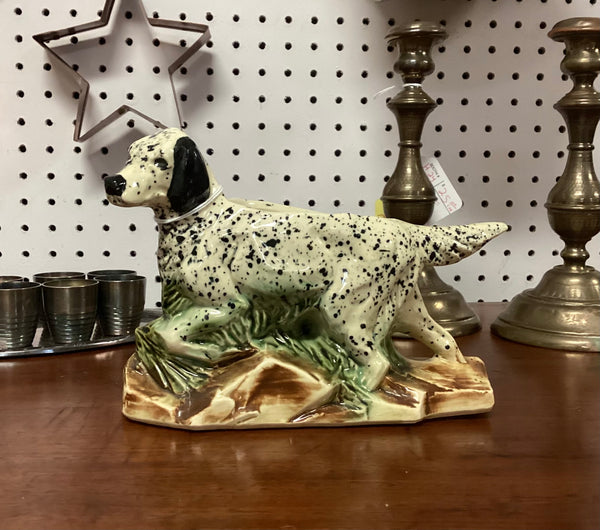 McCoy Pottery English Setter Dog Planter