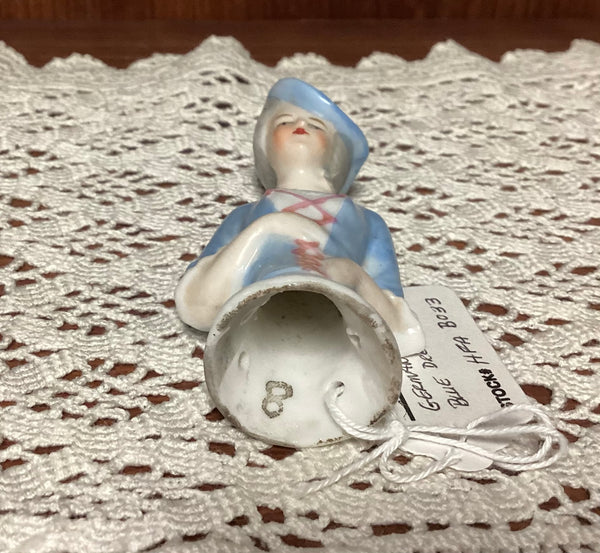 German Porcelain Half Doll Figure