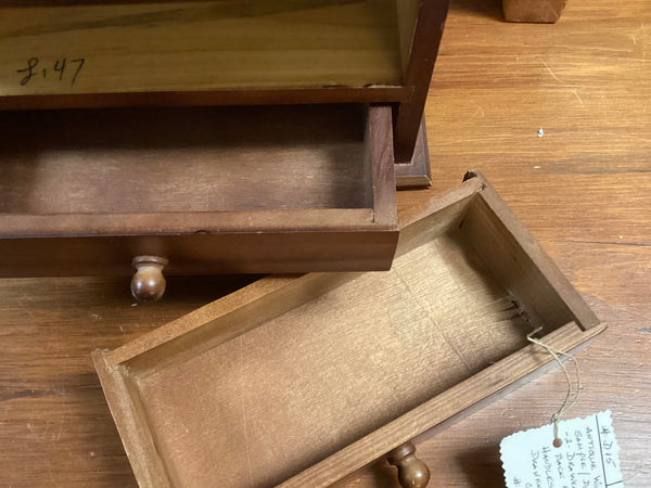 Early 20th Century Wooden Salesman Sample Dresser