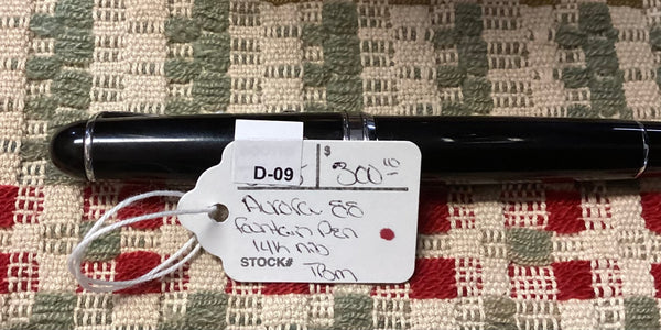 Aurora 88 Black Fountain Pen w/ 14 K Nib