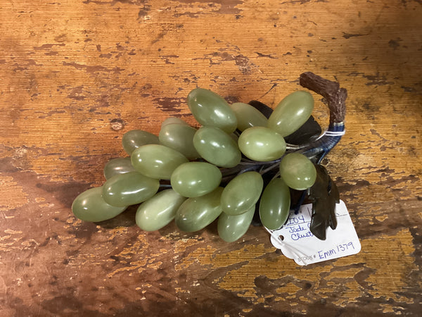 Jade Grape Cluster w/ Leaves and Stem