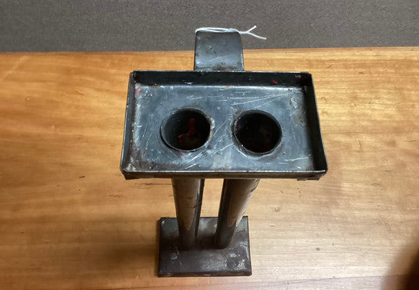 Early 19th Century Antique Tin Double Candle Mold