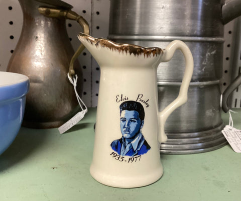 1978 Commemorative Elvis Presley Ceramic Cream Pitcher