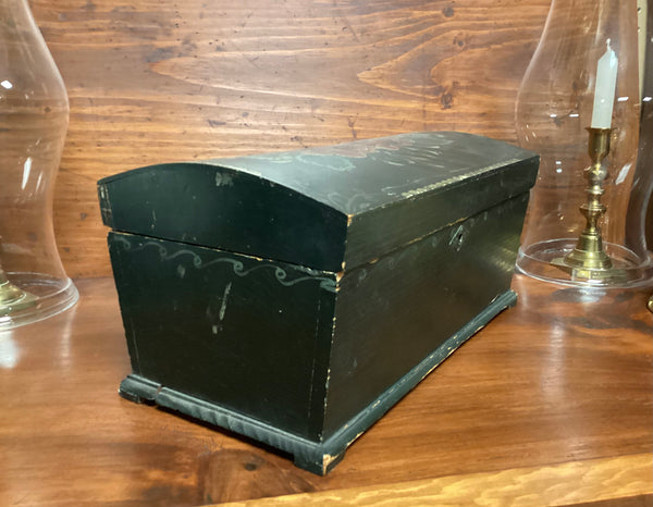 Antique Pine Brides Box w/ Original Paint
