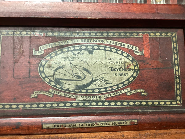 Boye Needle Co. Crochet Hook Store Display Case