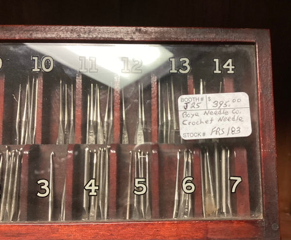 Boye Needle Co. Crochet Hook Store Display Case
