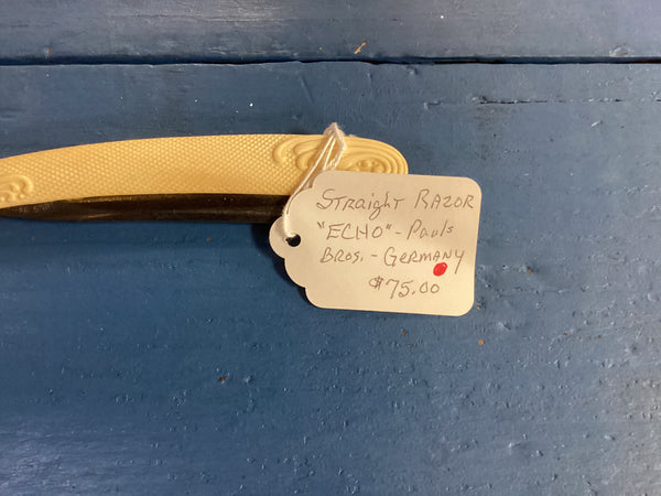 Paul’s Brothers "Echo" Straight Razor Shaver Made in Germany